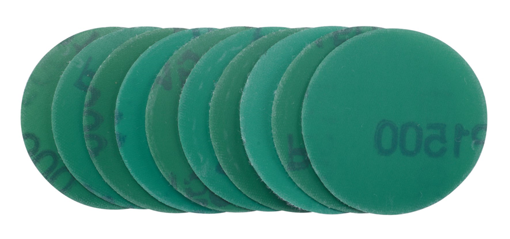 Draper 50MM WET/DRY SAND DISC 1500G 2012 02012 Wet or Dry Sanding Discs with Hook and Loop, 50mm (Pack of 10)