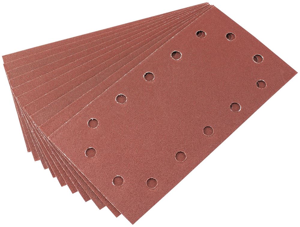 Draper SANDING SHEET 115X227 (10)120G 92323 Aluminium Oxide Sanding Sheets (115 x 227mm)