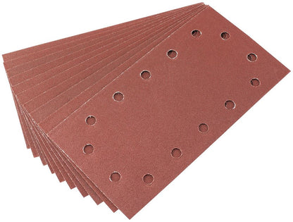 Draper SANDING SHEET 115X227 (10)120G 92323 Aluminium Oxide Sanding Sheets (115 x 227mm)