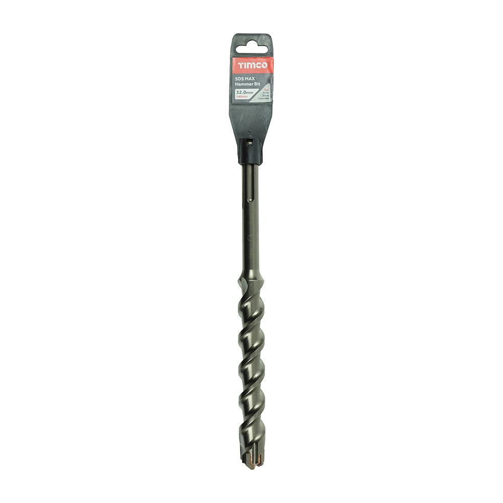 TIMCO SDS Max Hammer Bit 32 x 340 Pack 1