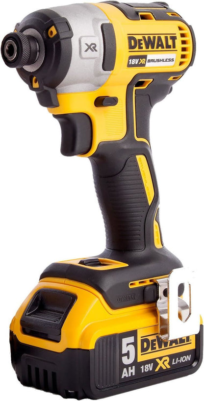 DeWalt 18V Combi Drill & Impact Driver with 2 X 5Ah Li-ion Batteries