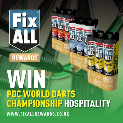 Soudal Fix ALL Promotional 3 pack High Tack Adhesive Sealant Hybrid Polymer Strong Grab 290ml