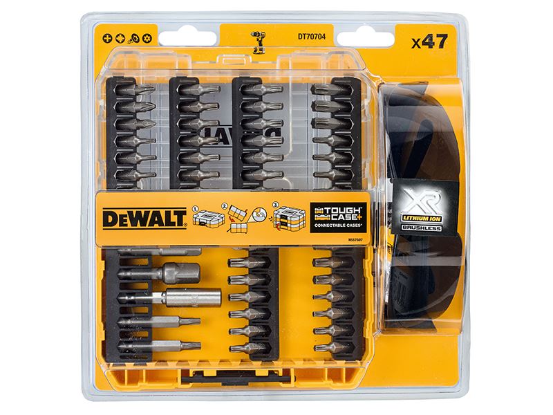 DeWalt DT70704-QZ DT70704 Screwdriving Set, 47 Piece + Safety Glasses