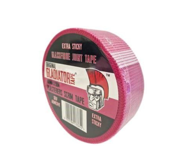 Scrim Tape, 48mm x 90m Self-Adhesive Plasterboard Fibreglass Joining and Plastering Mesh Tape, Patching Holes Ceiling and Drywall Tape