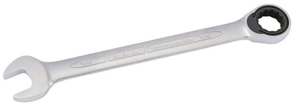 58930 Elora Imperial Ratcheting Combination Spanner, 11/16 204A-11/16 Spanner/Wrench Ratcheting Spanners Professional Trade DIY Workshop Garage Use