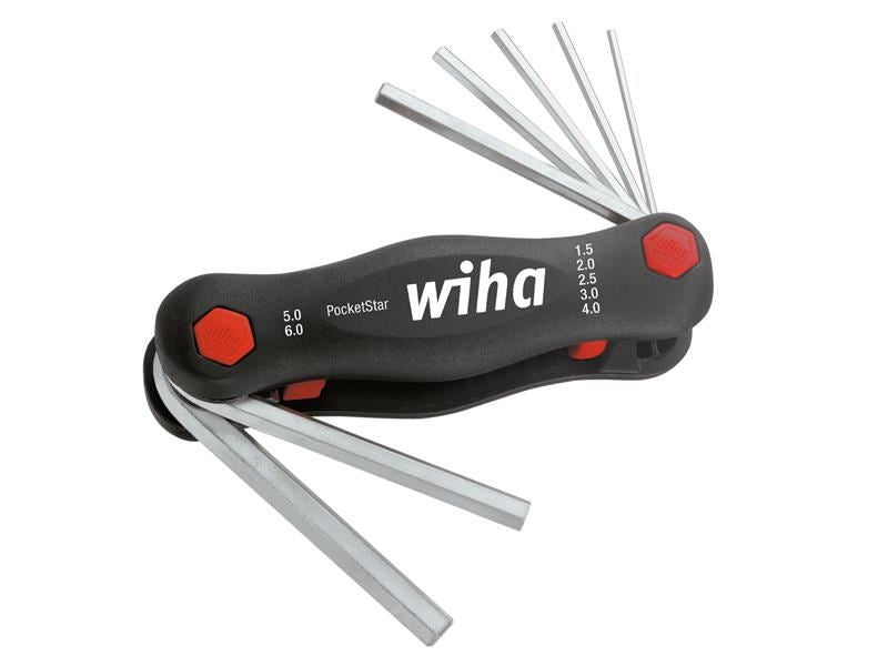 WHA PocketStar Hex Key Set, 7 Piece (1.5-6mm)