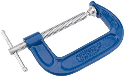 51953 Draper C Clamp, 100 x 60mm 391GP Work Light C Cramps Professional Trade DIY Workshop Garage Use