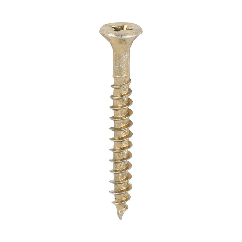 TIMCO Velocity Screw PZ2 CSK ZYP 4.5 x 40 Gold Pack 200