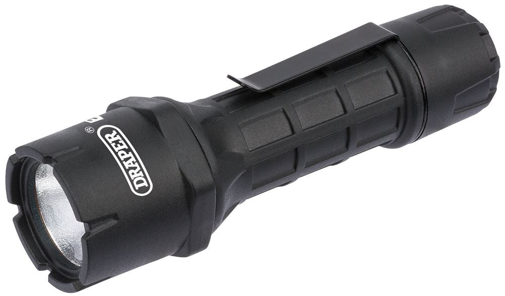 DRAPER 51751 - 1W CREE LED Waterproof Torch (1 x AA Battery Required)