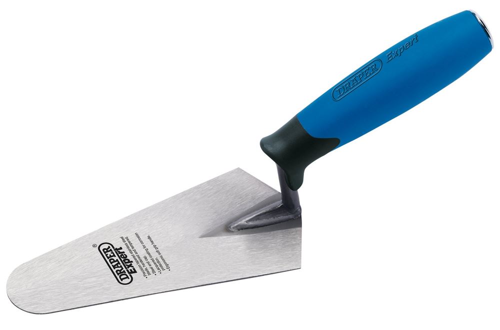 81214 Draper Expert Expert Soft Grip Gauging Trowel, 170mm GT/SGW Gauging Trowels Professional Trade DIY Workshop Garage Use