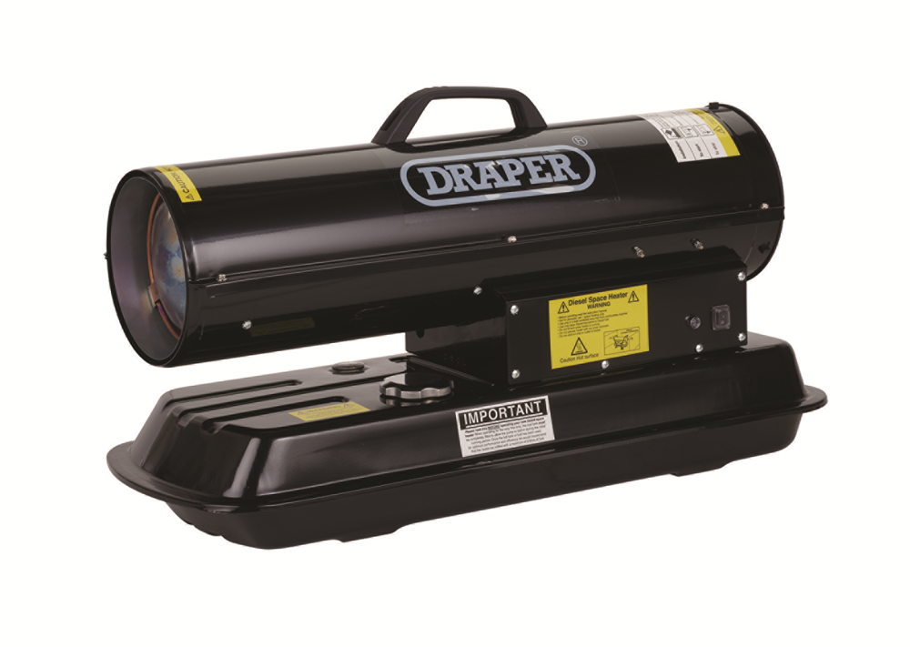 Draper DIESEL HEATER 15KW/50KBTU 04174 230V Diesel and Kerosene Space Heater, 51,200 BTU/15kW