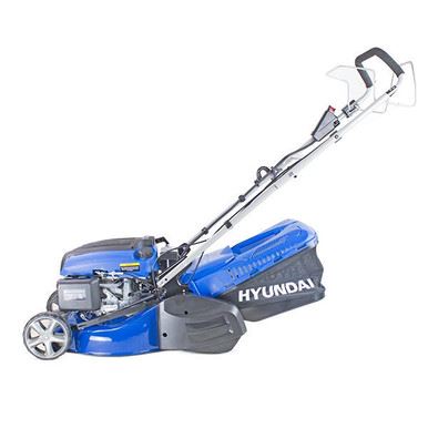 Hyundai HYM430SPER Petrol Lawn Mower 139cc 17"/43cm Electric Start Self Propelled Rear Roller Garden Mower Garden Grass Cutting