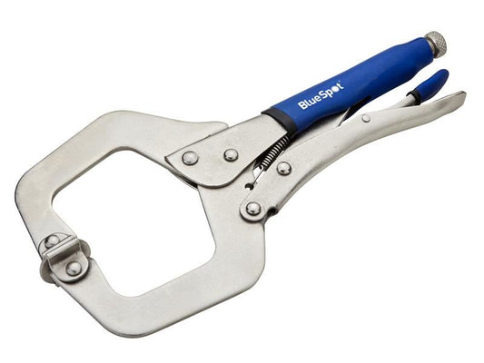 BlueSpotTools 6531 Locking C-Clamp with Swivel Pads 280mm (11in)