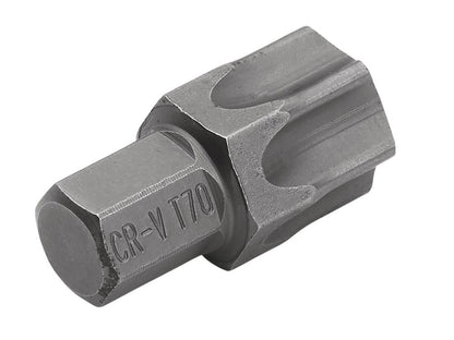 Draper DRAPER TX-STAR BIT T70 X 30MM 81743 81743 Spare 10mm Hex. Insert Bits For Mechanic's Bit Sets