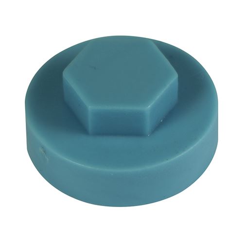 TIMCO Hex Cover Cap - Wedgewood Blue 19mm Blue Pack 1000