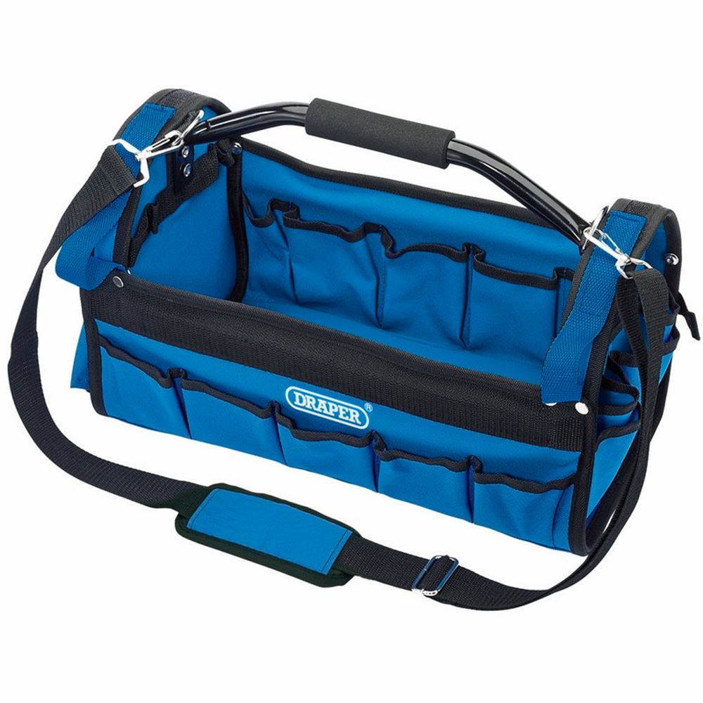 85751 Draper Tote Tool Bag, 420mm TTB/B Tool Bags Professional Trade DIY Workshop Garage Use