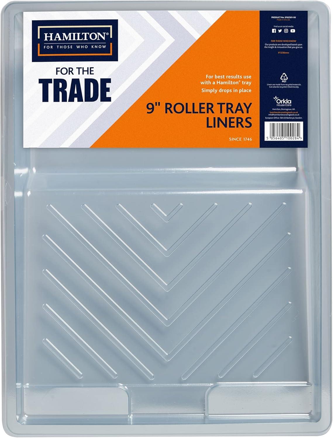For The Trade 9" Roller Tray Liner - 5 Pack | Decorating Tools, Paint Brushes, Rollers & Accessories