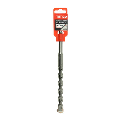 TIMCO Pro SDS Plus Hammer Bits (PGM) 16.0 x 210 Pack 1