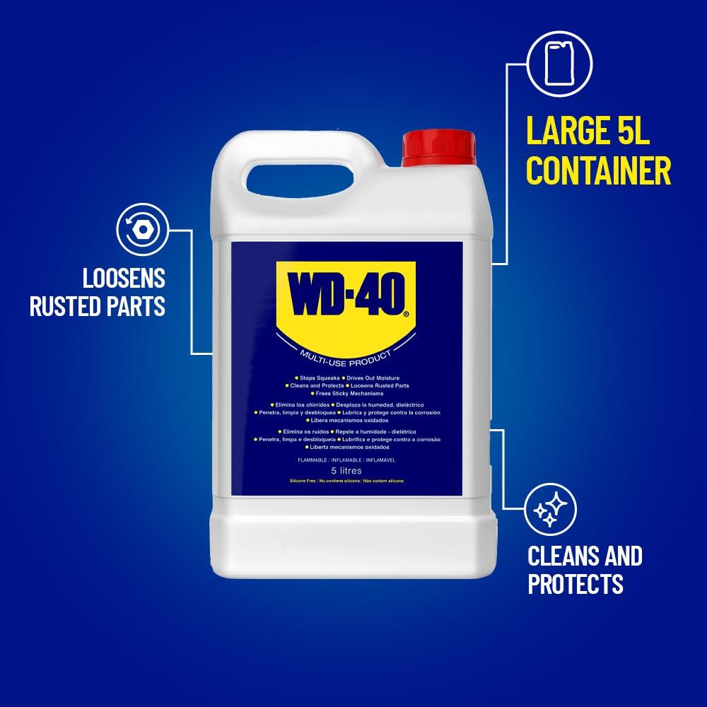 WD-40 44506 WD_40 Multi-Use Product & Spray Bottle 5 litre