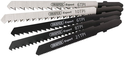 DRAPER 81734 - Assorted Jigsaw Blade Set (5 Piece)