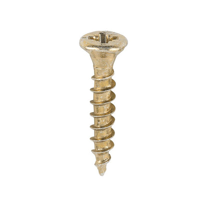 TIMCO Velocity Screw PZ2 CSK ZYP 3.5 x 20 Gold Pack 200