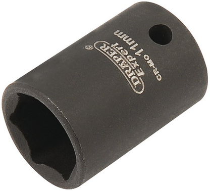 Draper 11MM IMPACT SOCKET 1/4DR 05016 1/4" Sq. Dr. Draper Expert HI-TORQÂ® Metric Impact Sockets