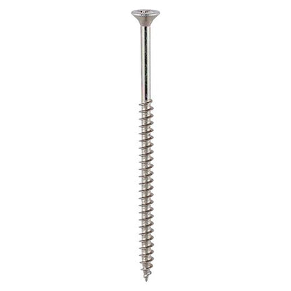 TIMCO Solo Woodscrew PZ3 CSK Zinc 6.0 x 120 Silver Pack 100