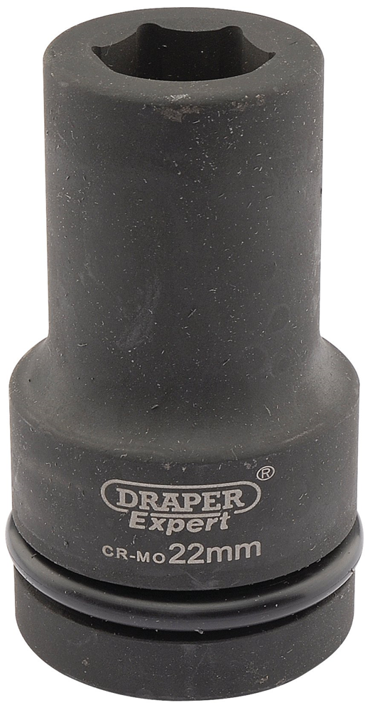 Draper 22MM IMP.DEEP SCKET 1DR 05137 HI-TORQÂ® Metric Deep Impact Sockets, 1" Sq. Dr.