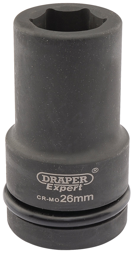 Draper 26MM IMP.DEEP SCKET 1DR 05141 HI-TORQÂ® Metric Deep Impact Sockets, 1" Sq. Dr.