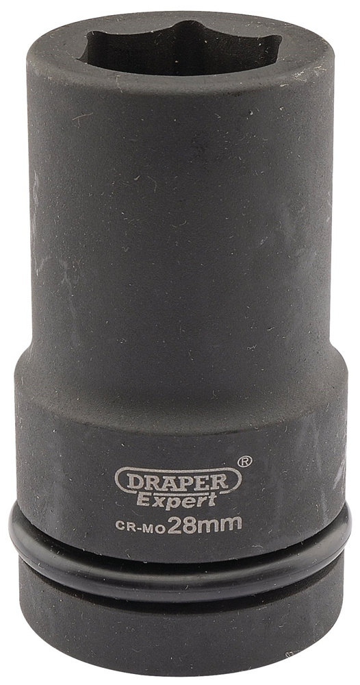 Draper 28MM IMP.DEEP SCKET 1DR 05143 HI-TORQÂ® Metric Deep Impact Sockets, 1" Sq. Dr.