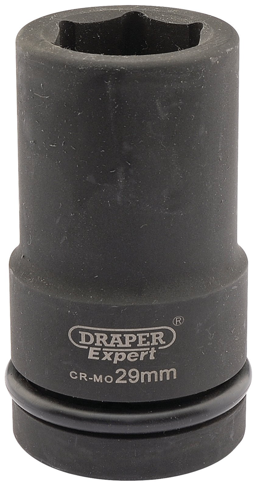 Draper 29MM IMP.DEEP SCKET 1DR 05144 HI-TORQÂ® Metric Deep Impact Sockets, 1" Sq. Dr.