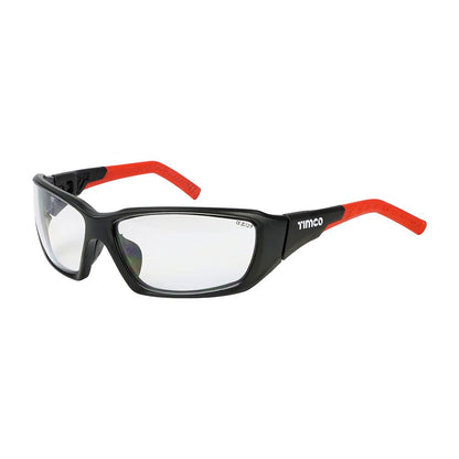 TIMCO Sport Safety Glasses Adj Temp One Size Clear Pack 1