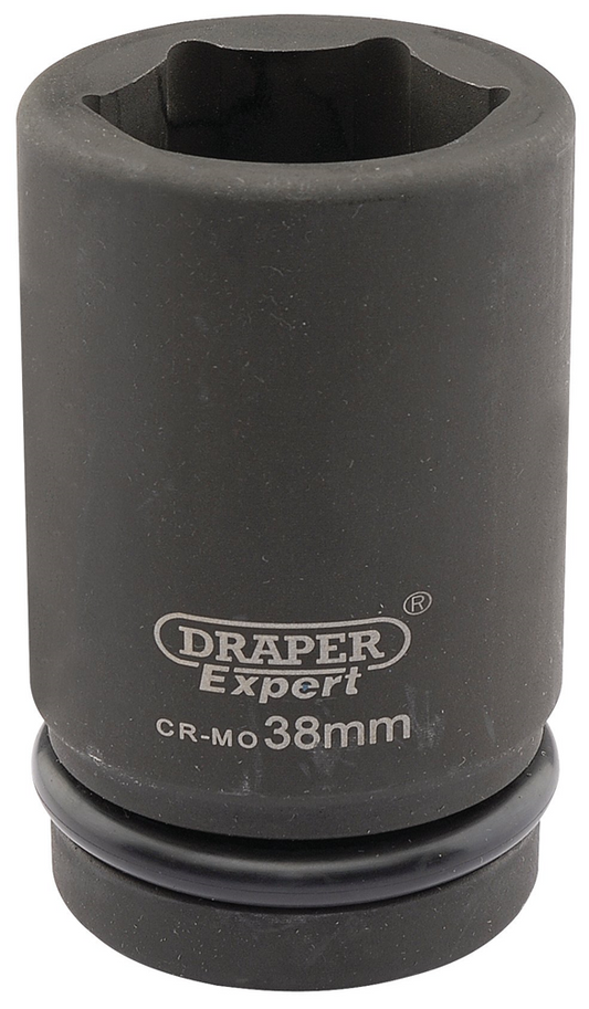 Draper 38MM IMP.DEEP SCKET 1DR 05151 HI-TORQÂ® Metric Deep Impact Sockets, 1" Sq. Dr.