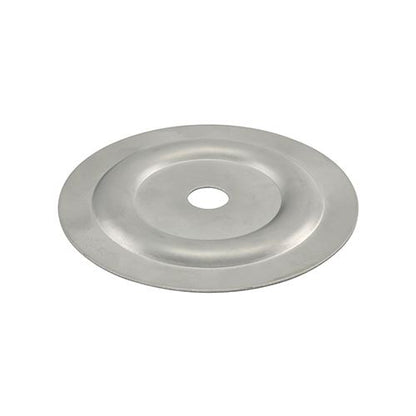 TIMCO LRG Metal Insulation Disc Zinc 70mm Silver Pack 100