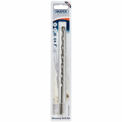 40617 Draper Expert Expert Masonry Drill Bit, 8 x 200mm MD12PB Masonry Drill Bits Professional Trade DIY Workshop Garage Use