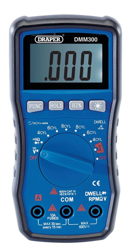 Draper AUTOMOTIVE MULTIMETER 41821 41821 200 and 300 Range Multimeters