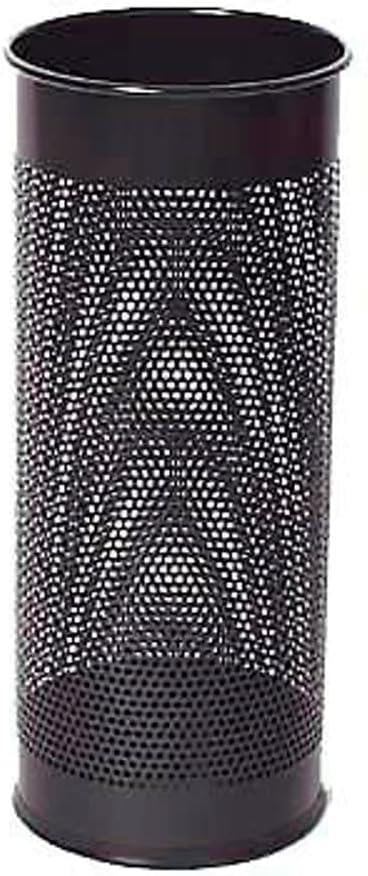 Durable Perforated Metal Umbrella Stand 29 Litre Black Office | Durable Umbrella Stand for Office, Warehouse and Workplace Use