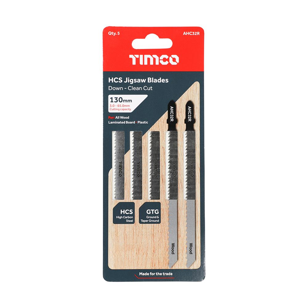 TIMCO Jigsaw Blade for Wood T101BRLong Pack 5