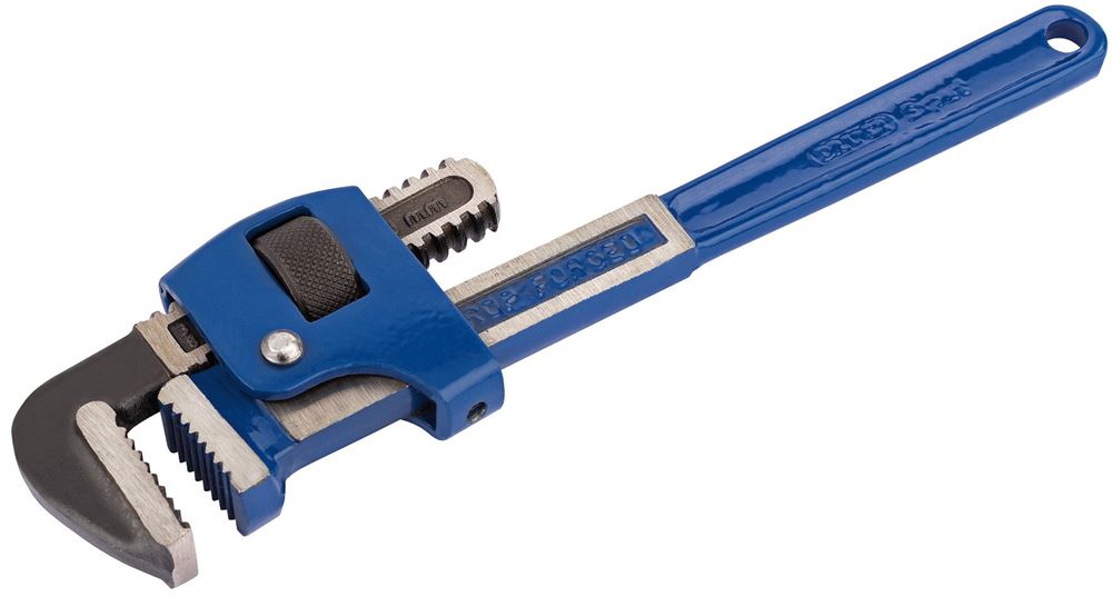 78917 Draper Expert Expert Adjustable Pipe Wrench, 300mm, 45mm 679 Spanner/Wrench Wrenches Professional Trade DIY Workshop Garage Use