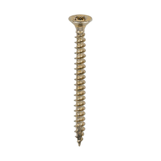 TIMCO Classic Screw PZ2 CSK ZYP 3.5 x 40 Gold Pack 200