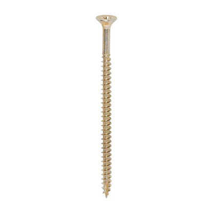 TIMCO Classic Screw PZ2 CSK ZYP 5.0 x 90 Gold Pack 100
