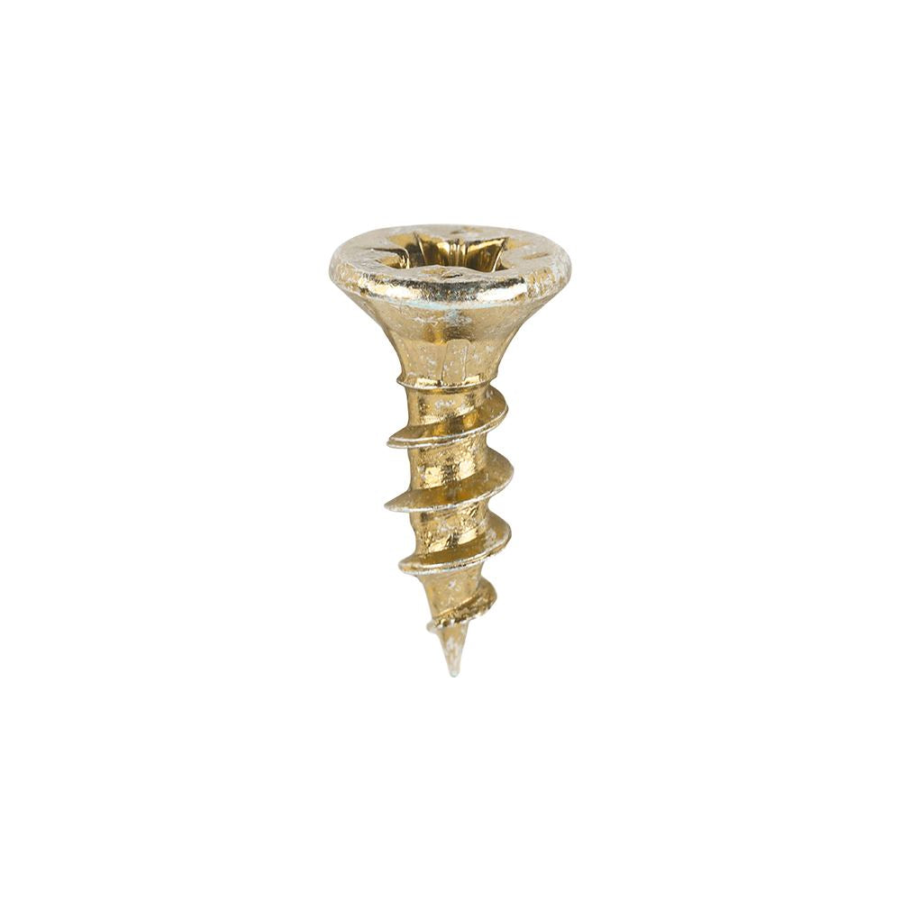 TIMCO C2 Strong-Fix PZ2 CSK ZYP 3.5 x 12 Gold Pack 200