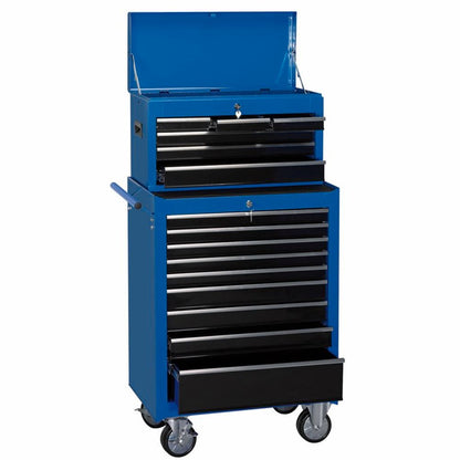 Draper 6 DR TOOL CHEST/9 DR ROLL CAB 11533 26" Combination Roller Cabinet and Tool Chest (15 Drawer)
