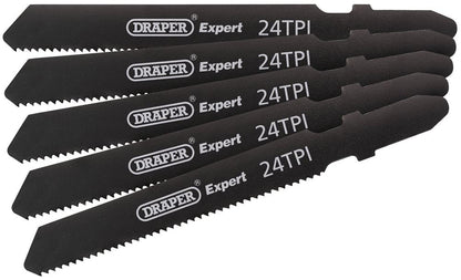 DRAPER 81729 - DT118A 92mm Jigsaw Blade Set (5 Piece)