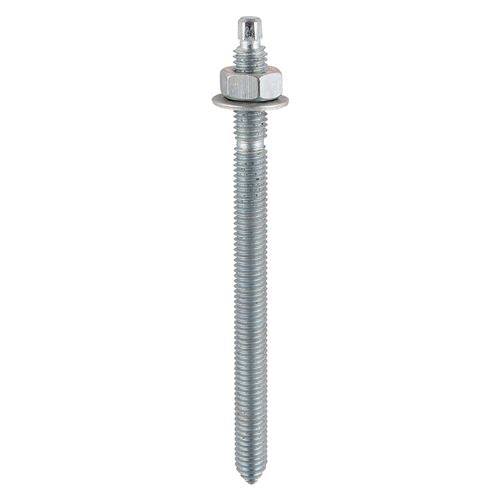 TIMCO Chemical Anchor Stud Zinc Silver M16 x 190 Pack 10.0
