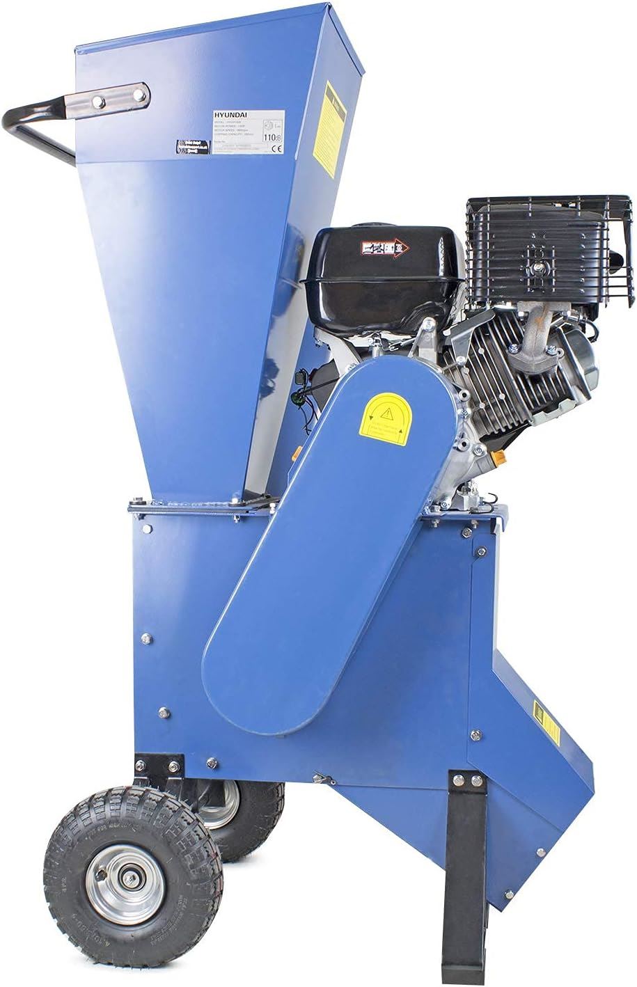 Hyundai HYCH1400 Petrol Wood Chipper 420cc 102mm 4-Stroke Garden Shredder Mulcher Garden Shredder Mulcher