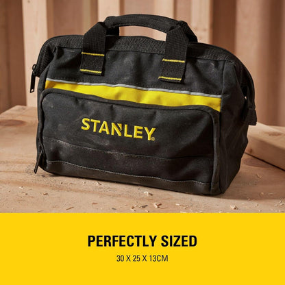 STANLEY 1-93-330 Tool Bag 30cm 12in Heavy Duty Zip Storage Carry Case