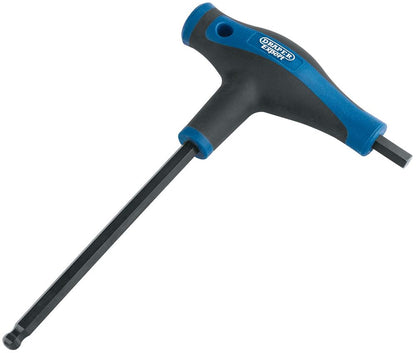 Draper 8.0MM T HAN.HEX KEY-DOUBLE END 33912 Soft Grip 'T' Handle Hexagon and Ball End Keys