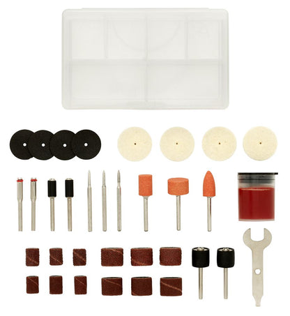 Draper 32PCS ACCESSORIES SET 08954 Accessories Set for D20 Engraver/Grinder (32 Piece)