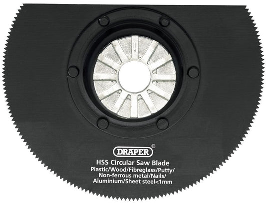 DRAPER 26075 - HSS Circular Saw Blade 85mm Dia. x 18tpi